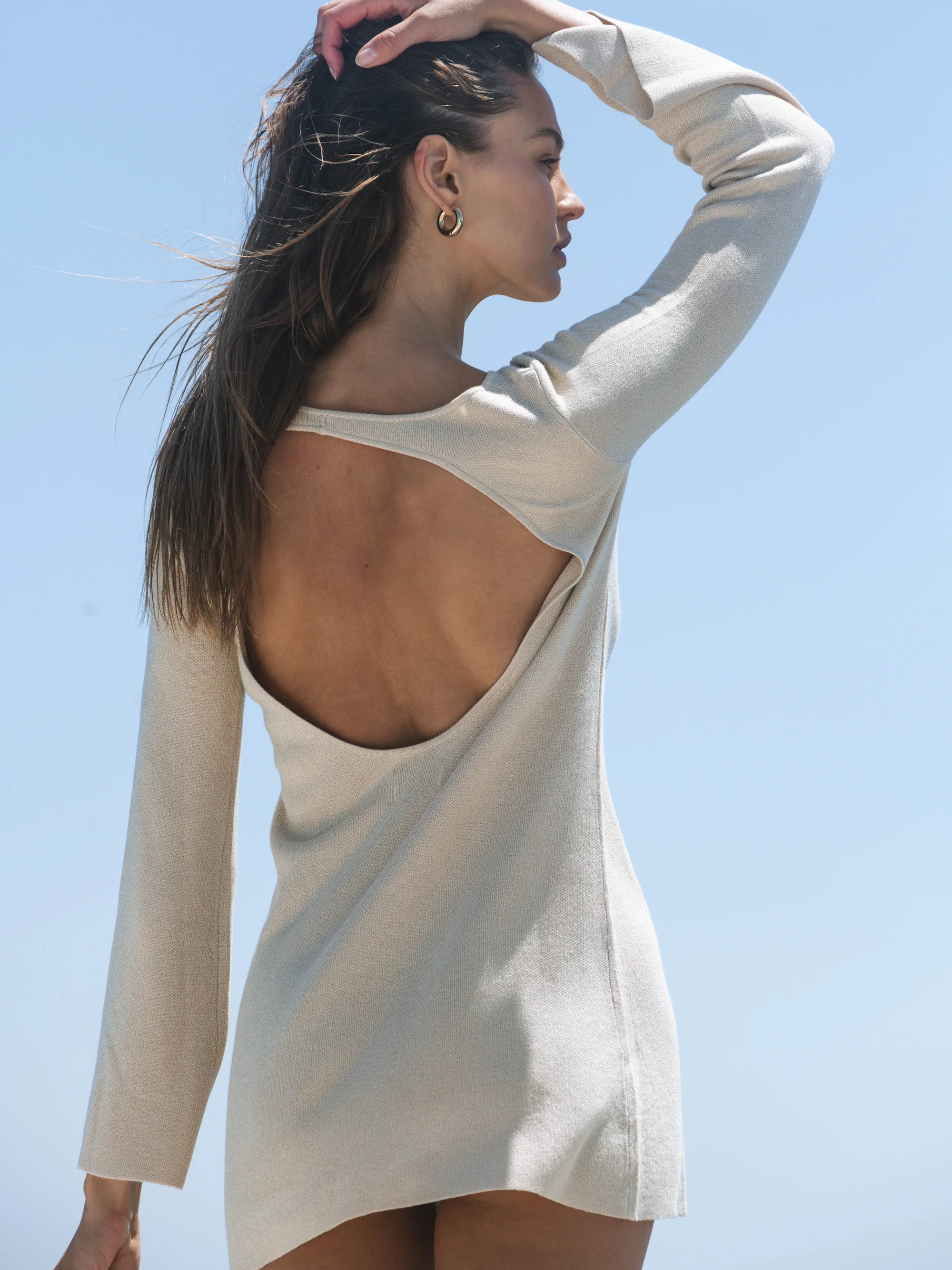 Amy Dress - Champagne Shimmer - Image 4
