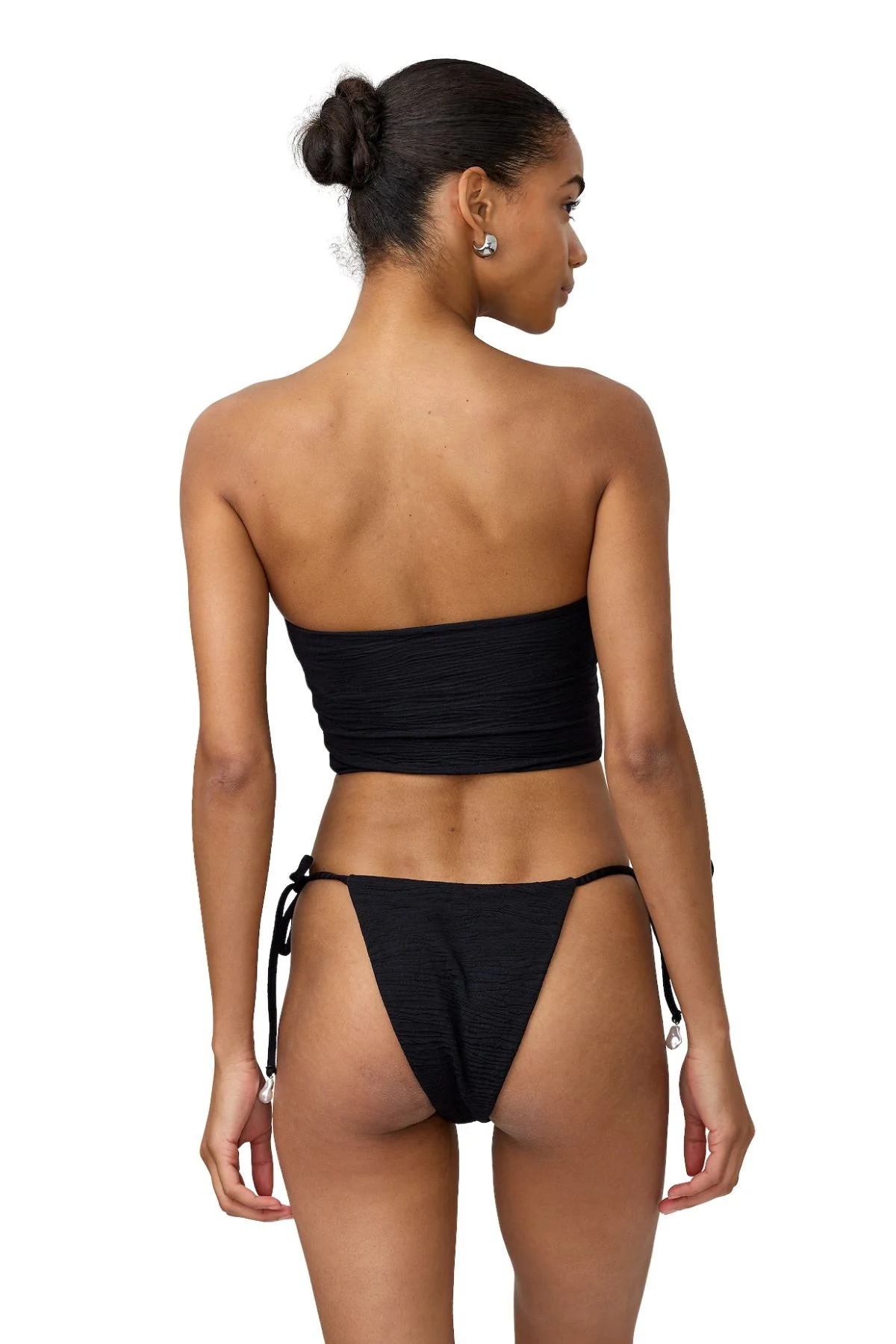 Lily Bandeau - Black Jacquard - Image 3