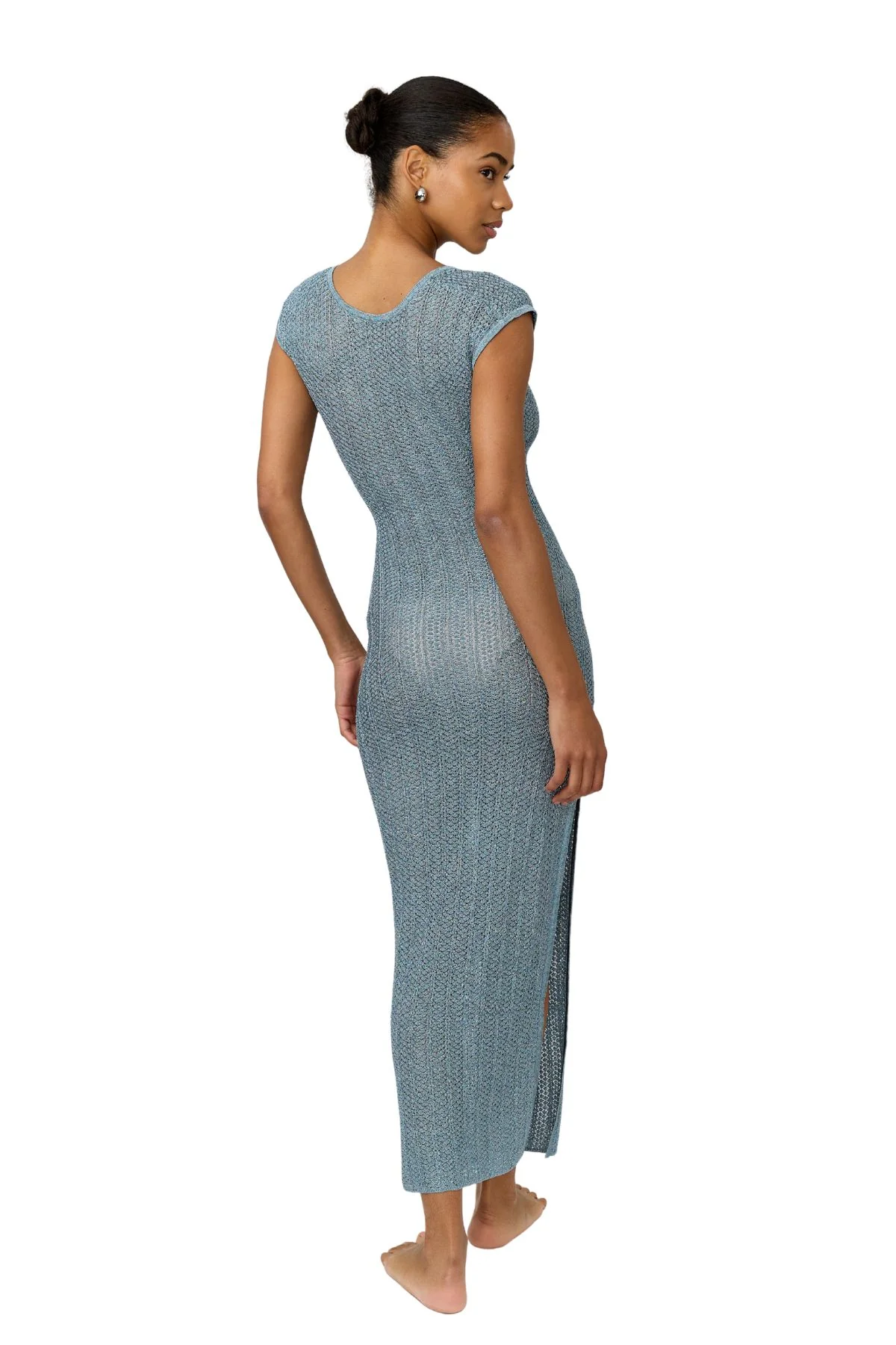 Nell Dress - Steel Blue - Image 4
