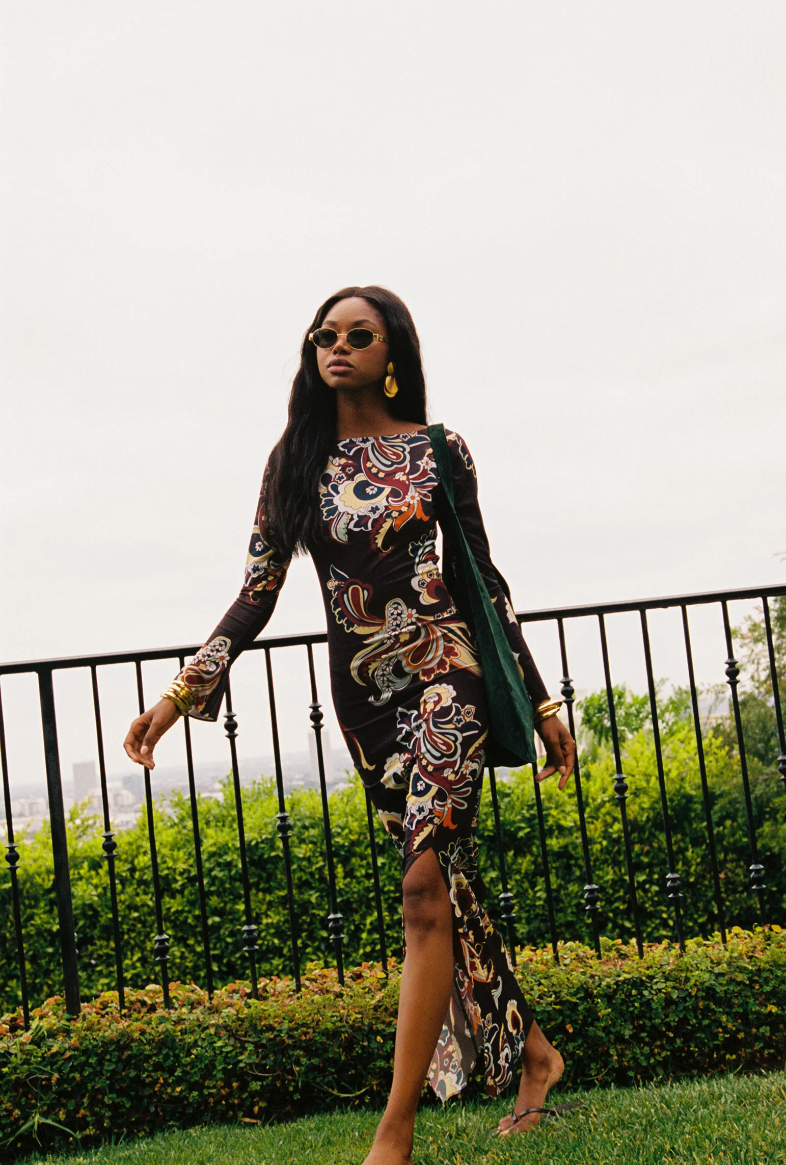 Payton Dress - Coffee Paisley - Image 4