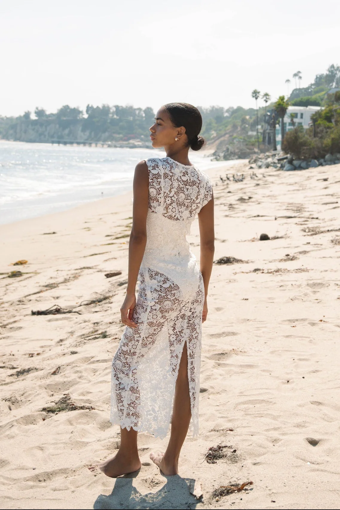 Elyse Skirt - White Lace - Image 4