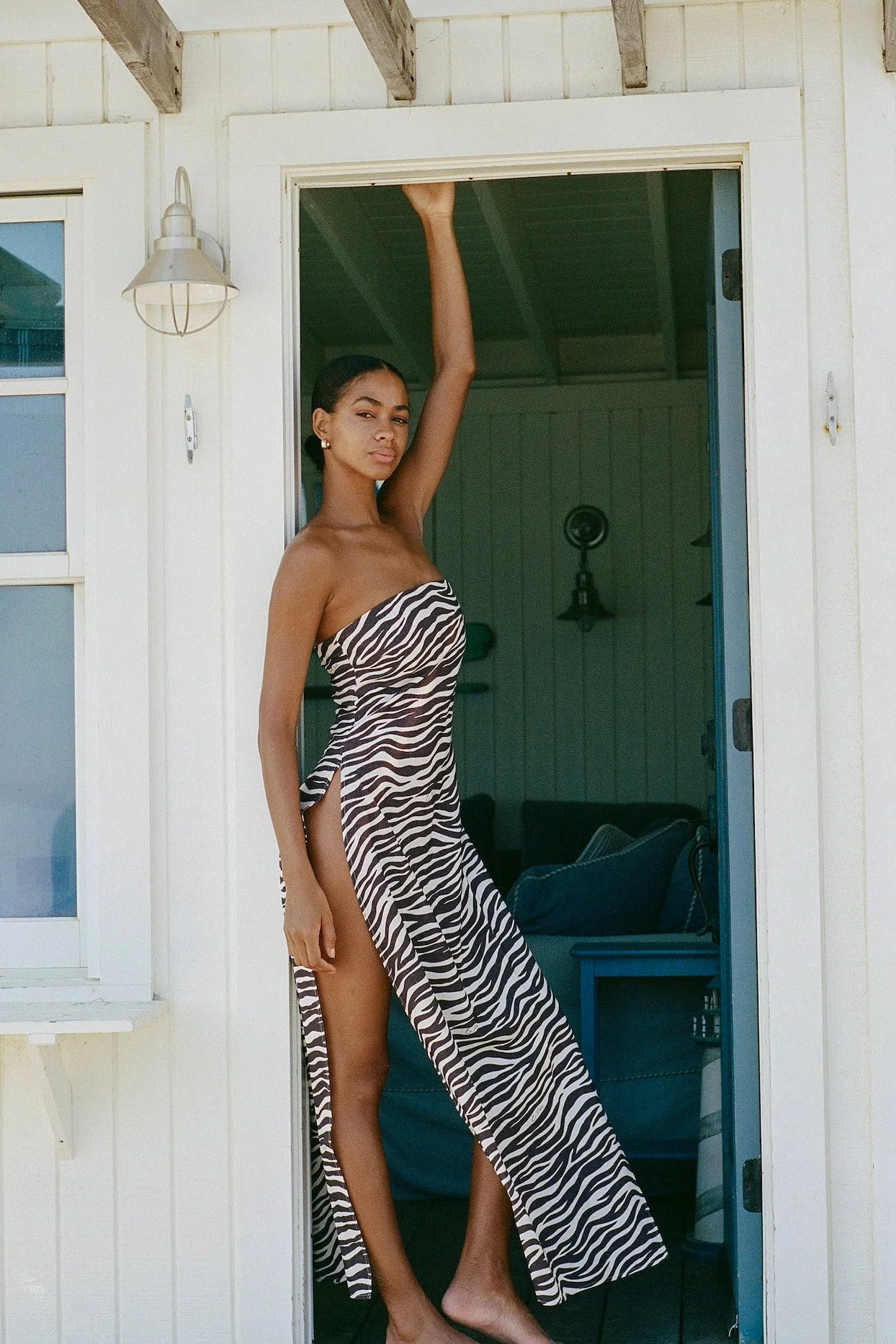 Velma Dress - Fudge Zebra - Image 3